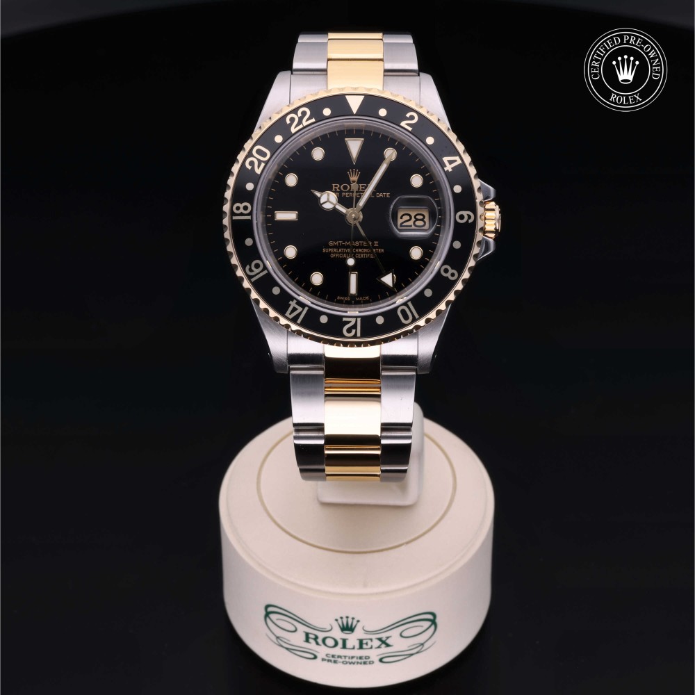 rolex-certified-pre-owned-GMT-Master II-40 mm-Yellow Rolesor-2003-M16713LN-0008