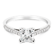 Set with Diamond Shoulders