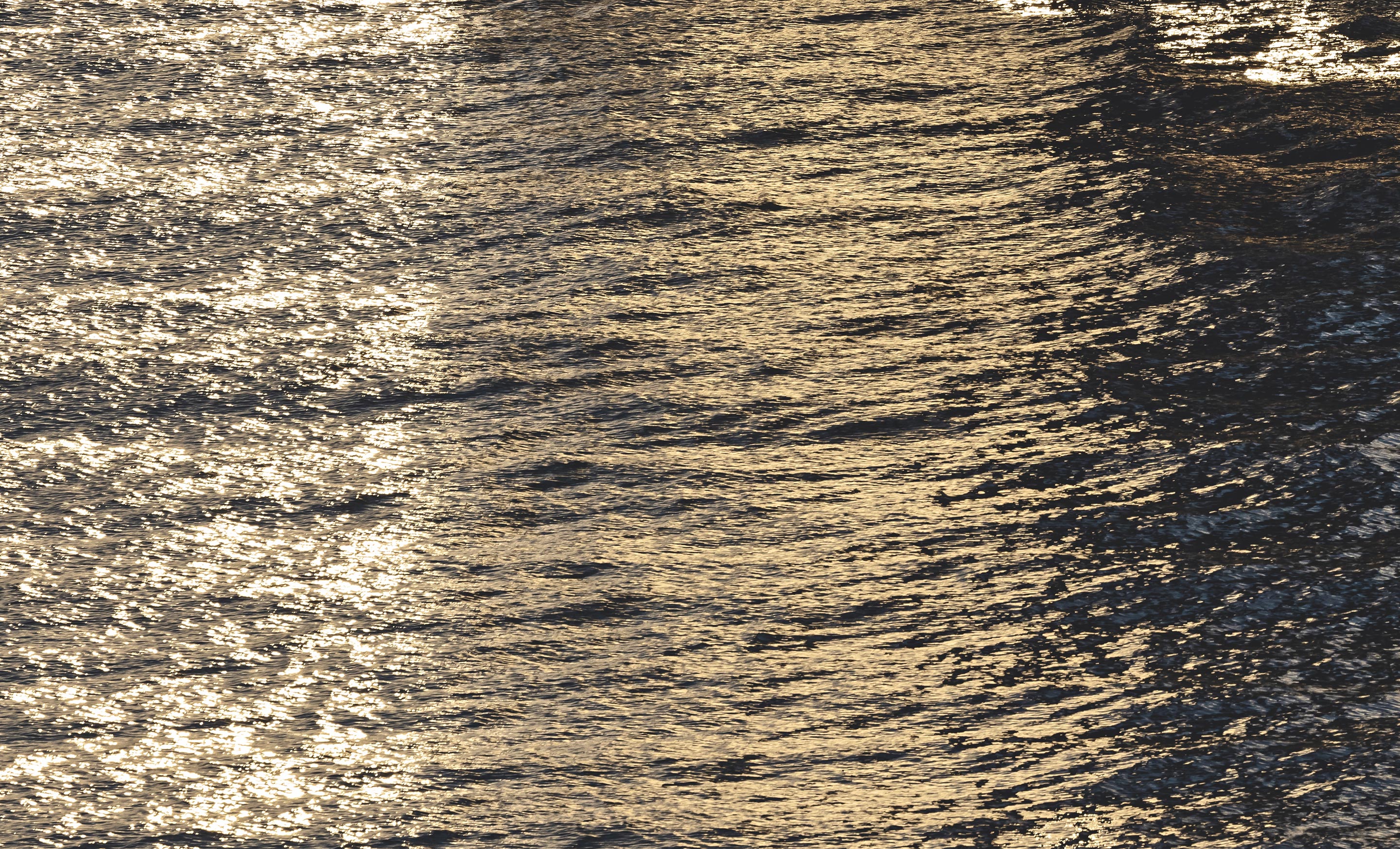 Sun reflecting on sea