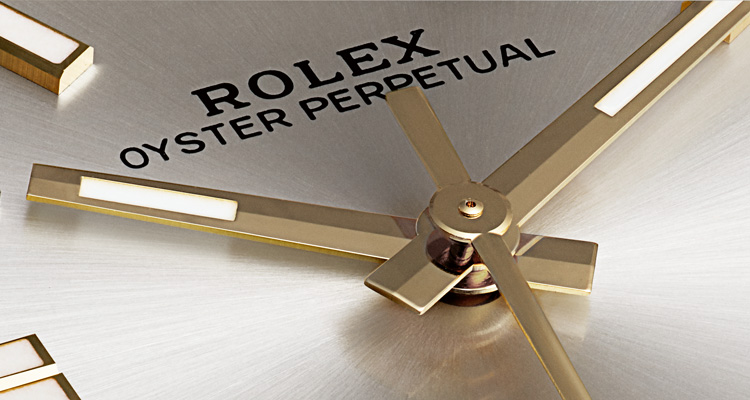Rolex Oyster Perpetual watch hands