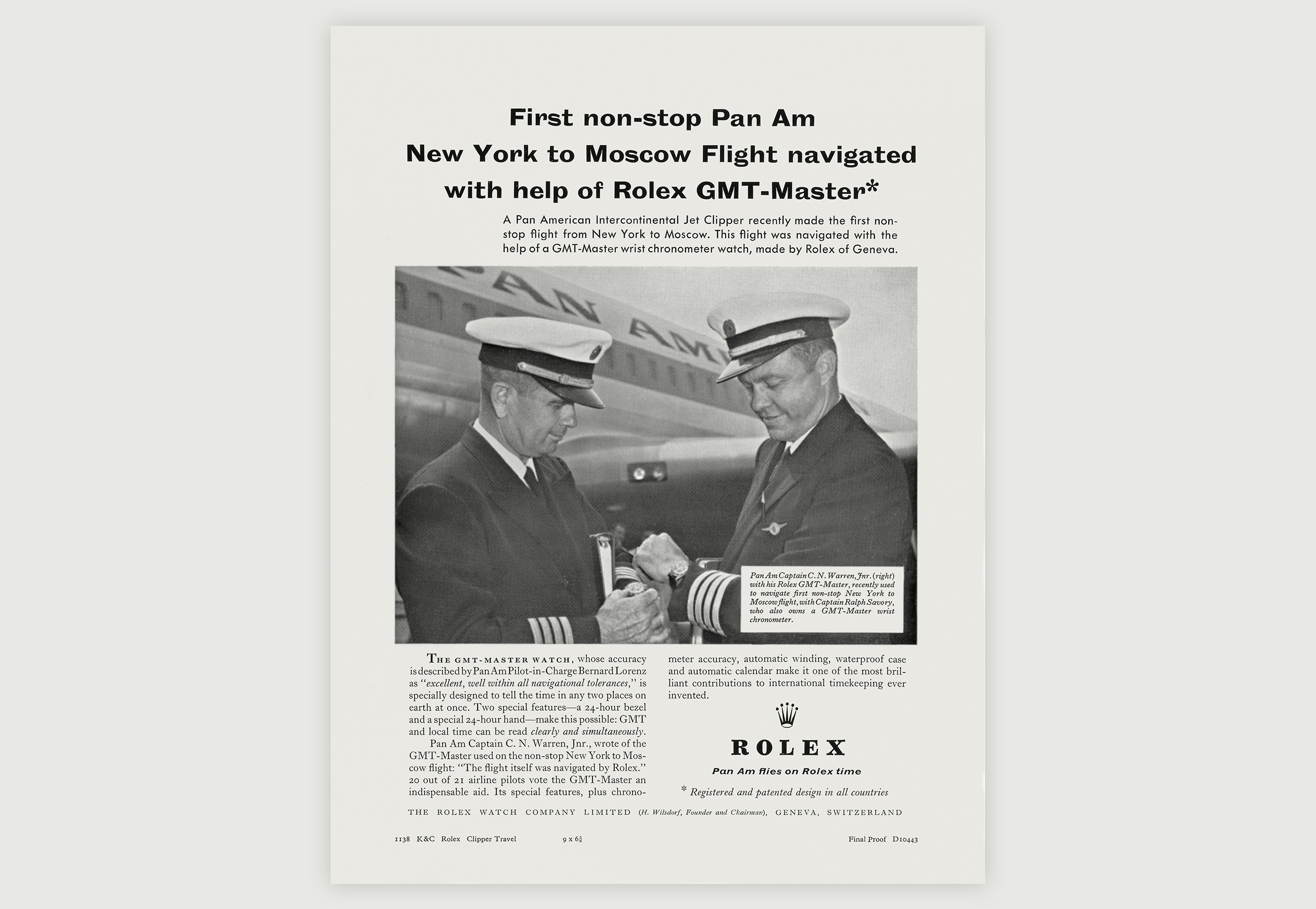 New York to Moscow with Rolex help vintage news article 