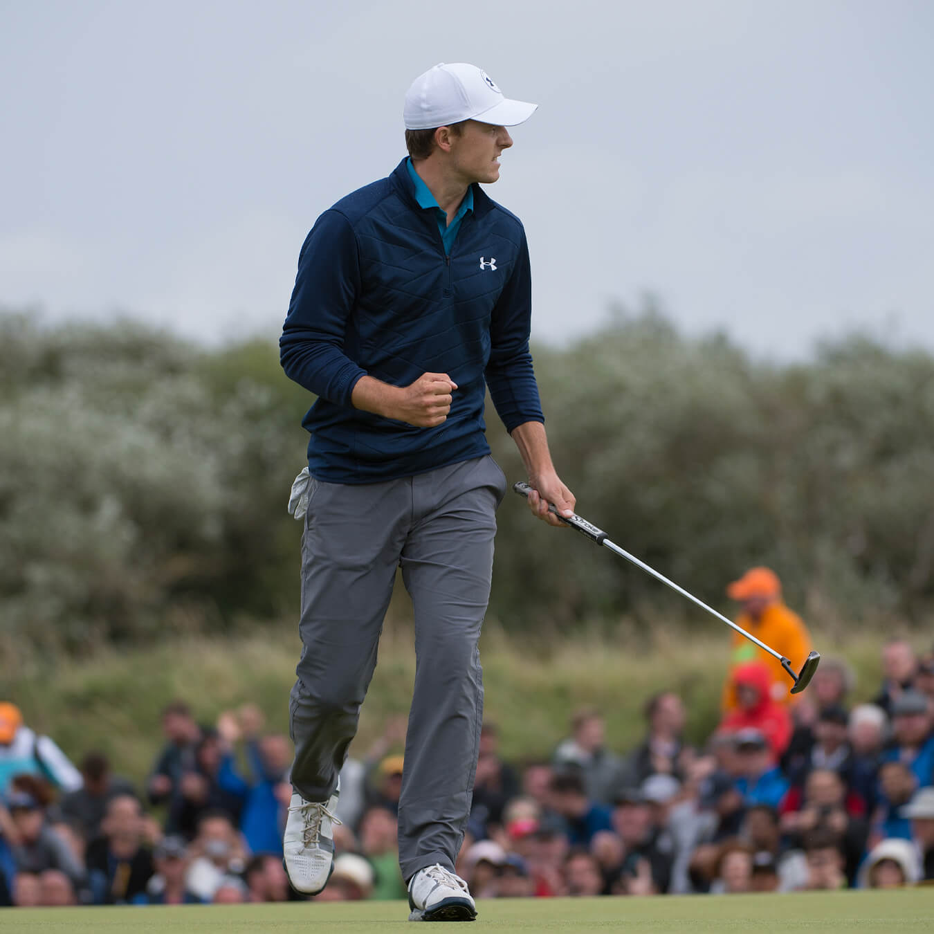 Jordan Spieth playing golf at Rolex US Open