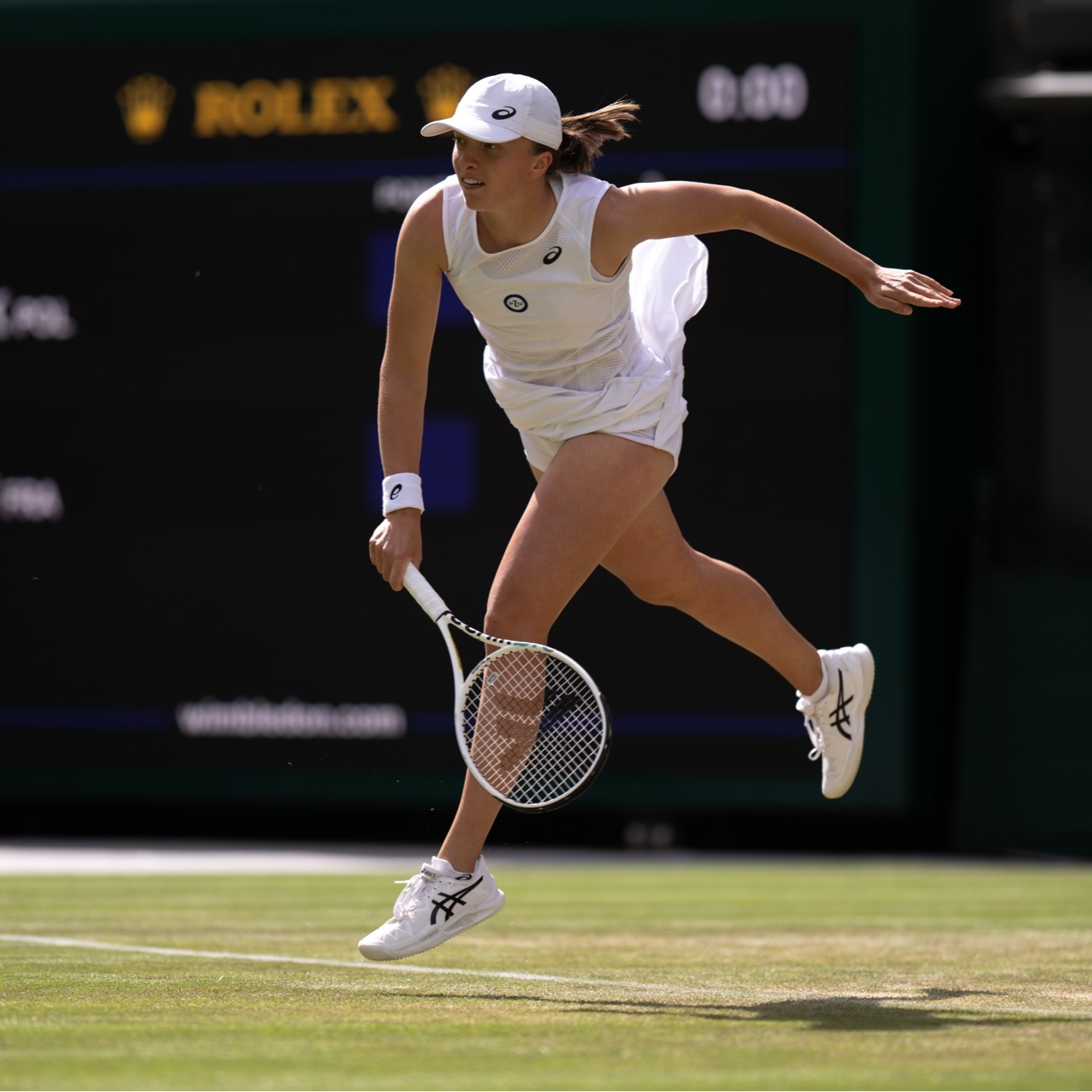 Iga Swaitek at Rolex Wimbledon