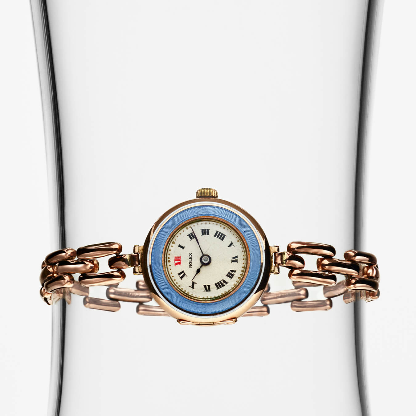 Ladies Rolex Cocktail Watch 9ct Pink Gold Cal.9 3/4 1914