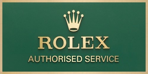 Rolex Servicing Plaque
