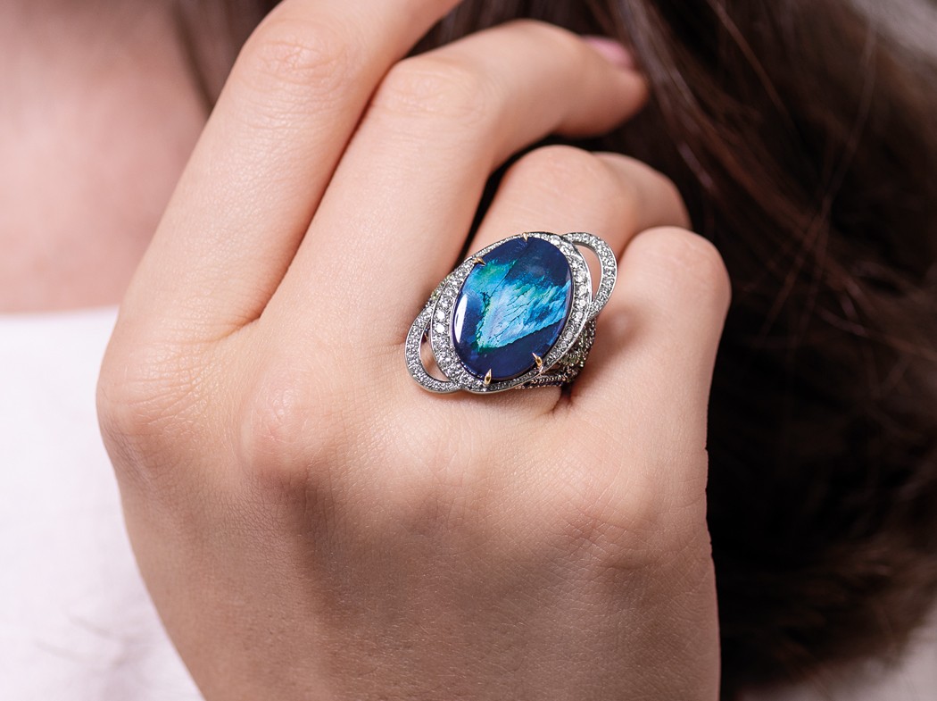 A Celestial Gemstone: The Black Opal