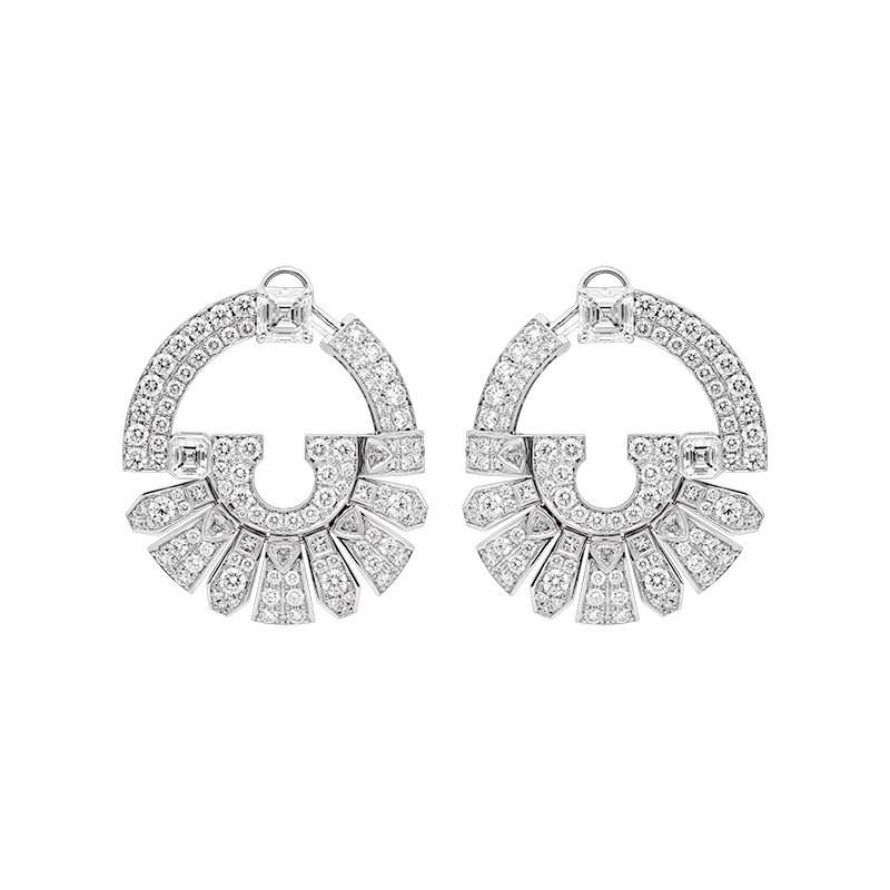 Art Deco Inspired Diamond Earrings