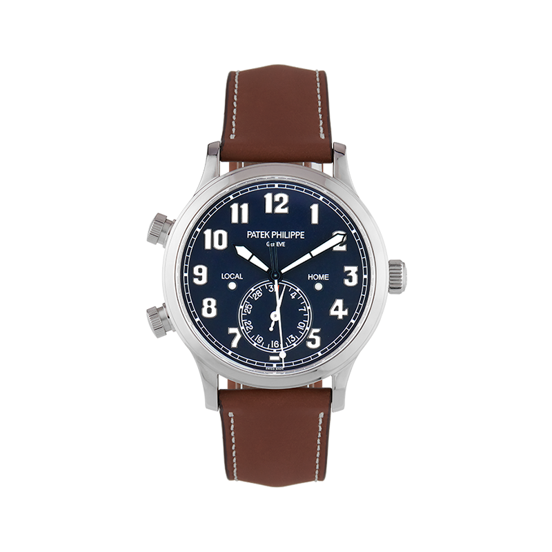 Patek Philippe, Pilot Travel Time, 18ct White Gold