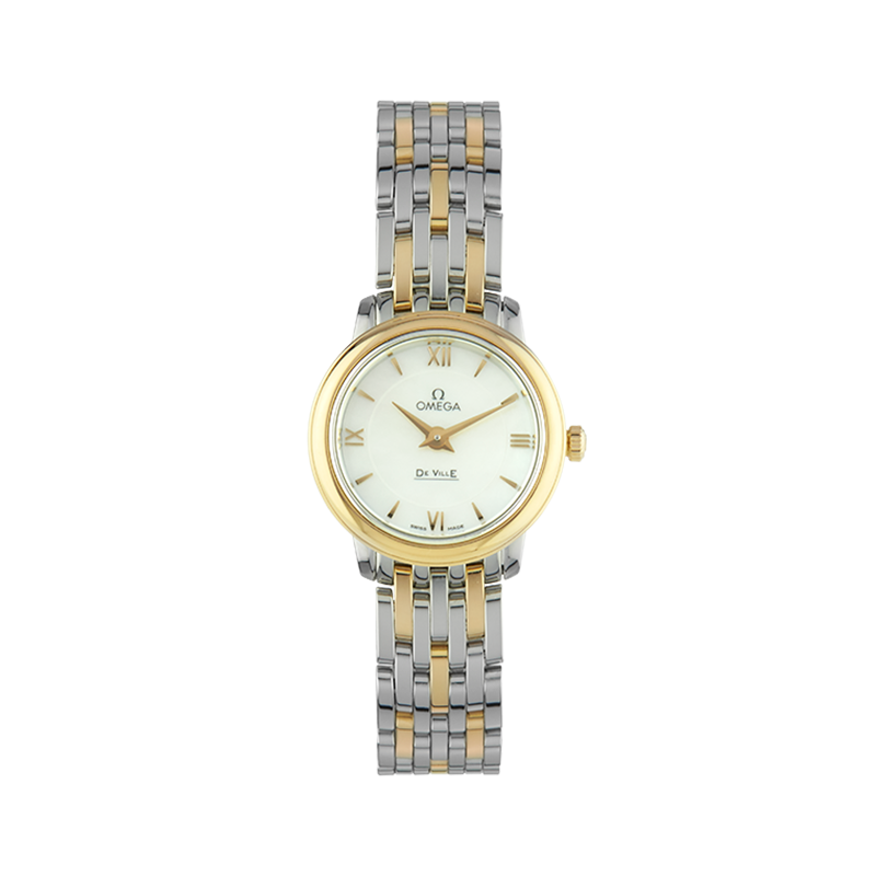Omega, De Ville Prestige, Steel and Yellow Gold