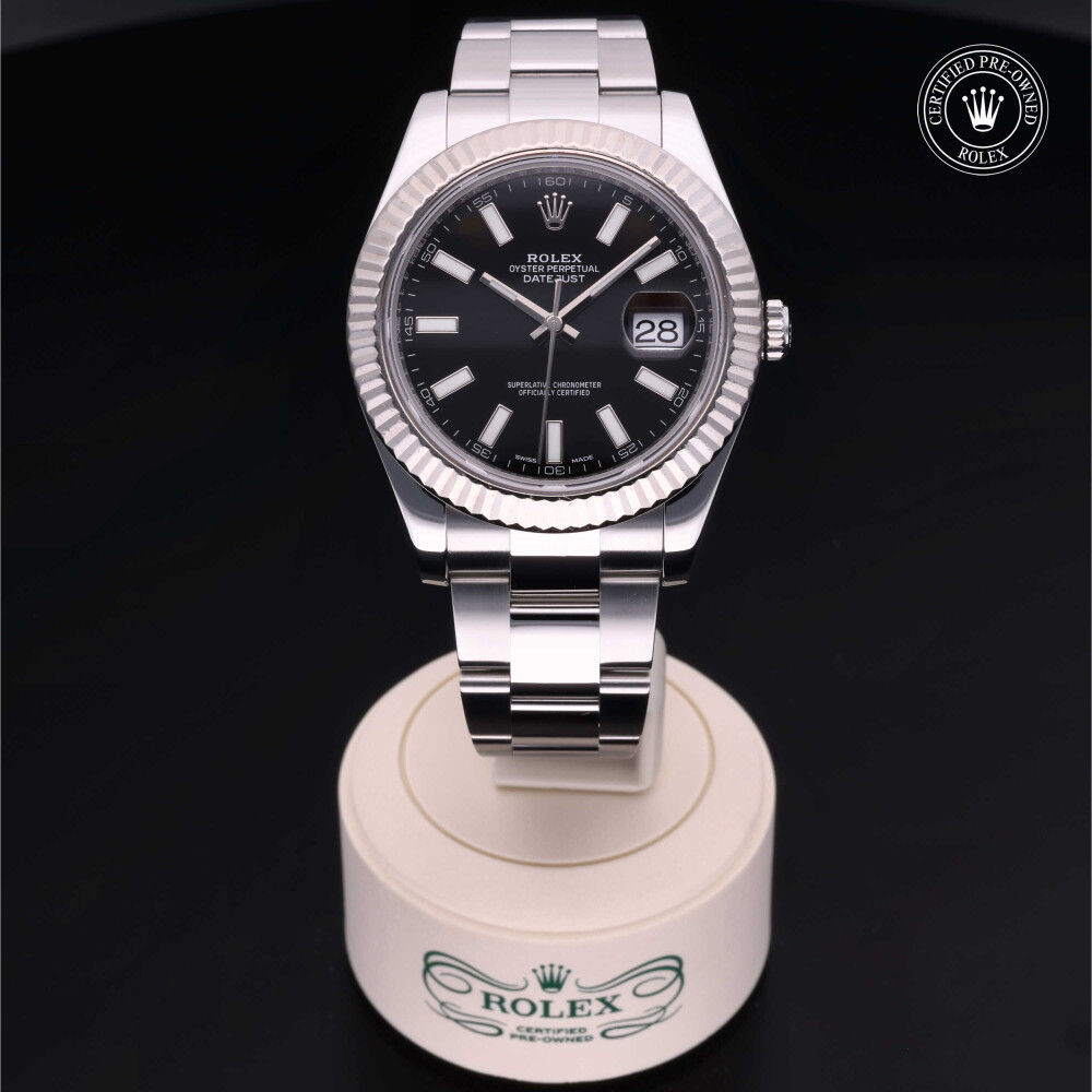 rolex-certified-pre-owned-Datejust II-41 mm-White Rolesor-2017-116334