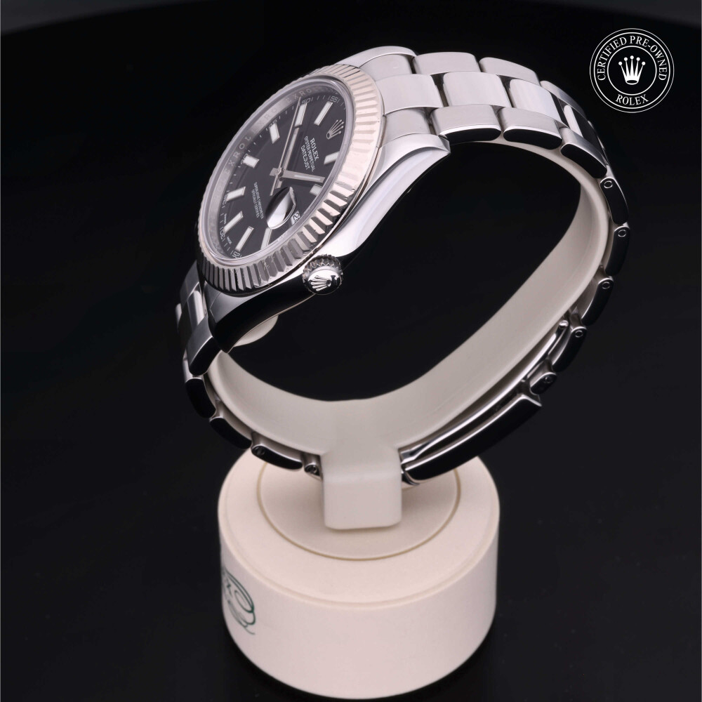 rolex-certified-pre-owned-Datejust II-41 mm-White Rolesor-2017-116334