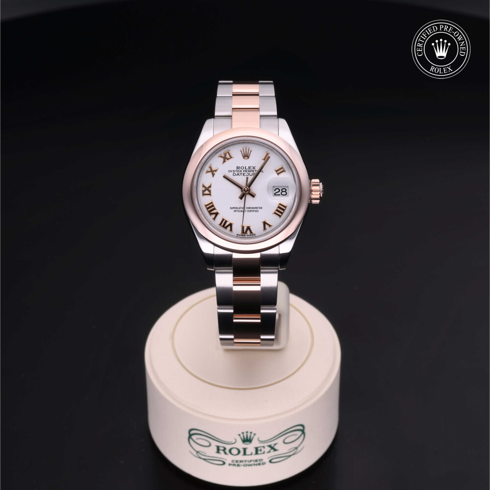 rolex-certified-pre-owned-Lady-Datejust -28 mm-Everose Rolesor-2019-279161