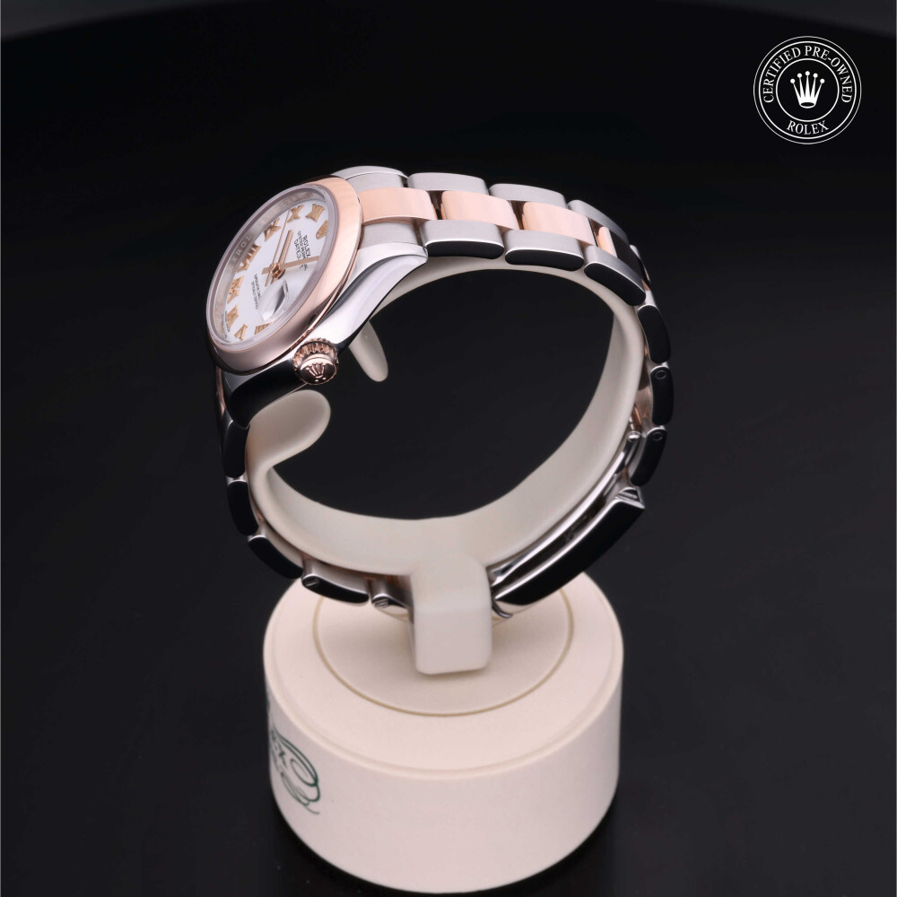 rolex-certified-pre-owned-Lady-Datejust -28 mm-Everose Rolesor-2019-279161