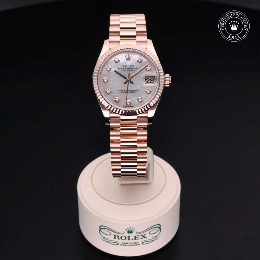 rolex-certified-pre-owned-Datejust-31 mm-18ct Everose Gold-2018-278275