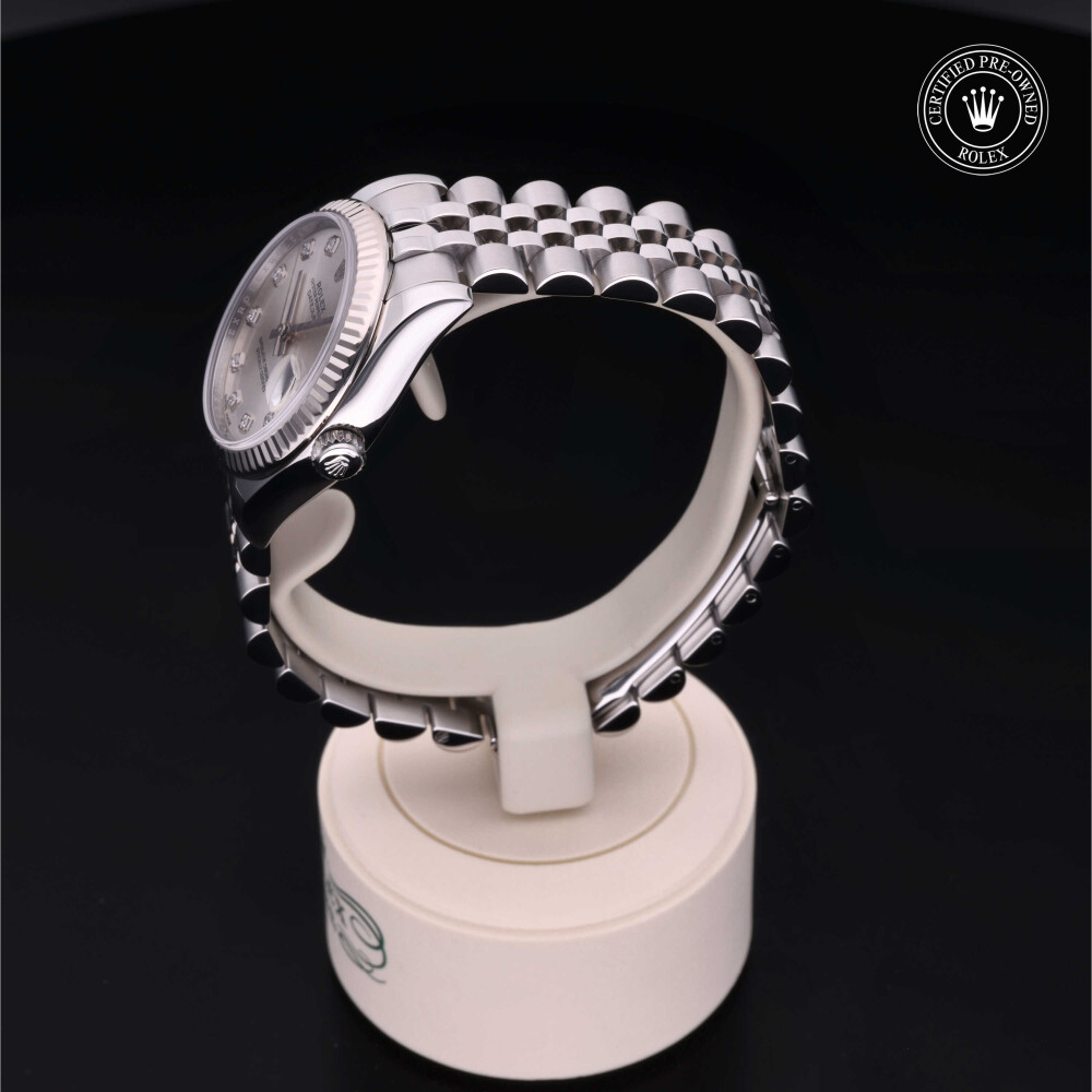 rolex-certified-pre-owned-Datejust-31 mm-White Rolesor-2019-178274