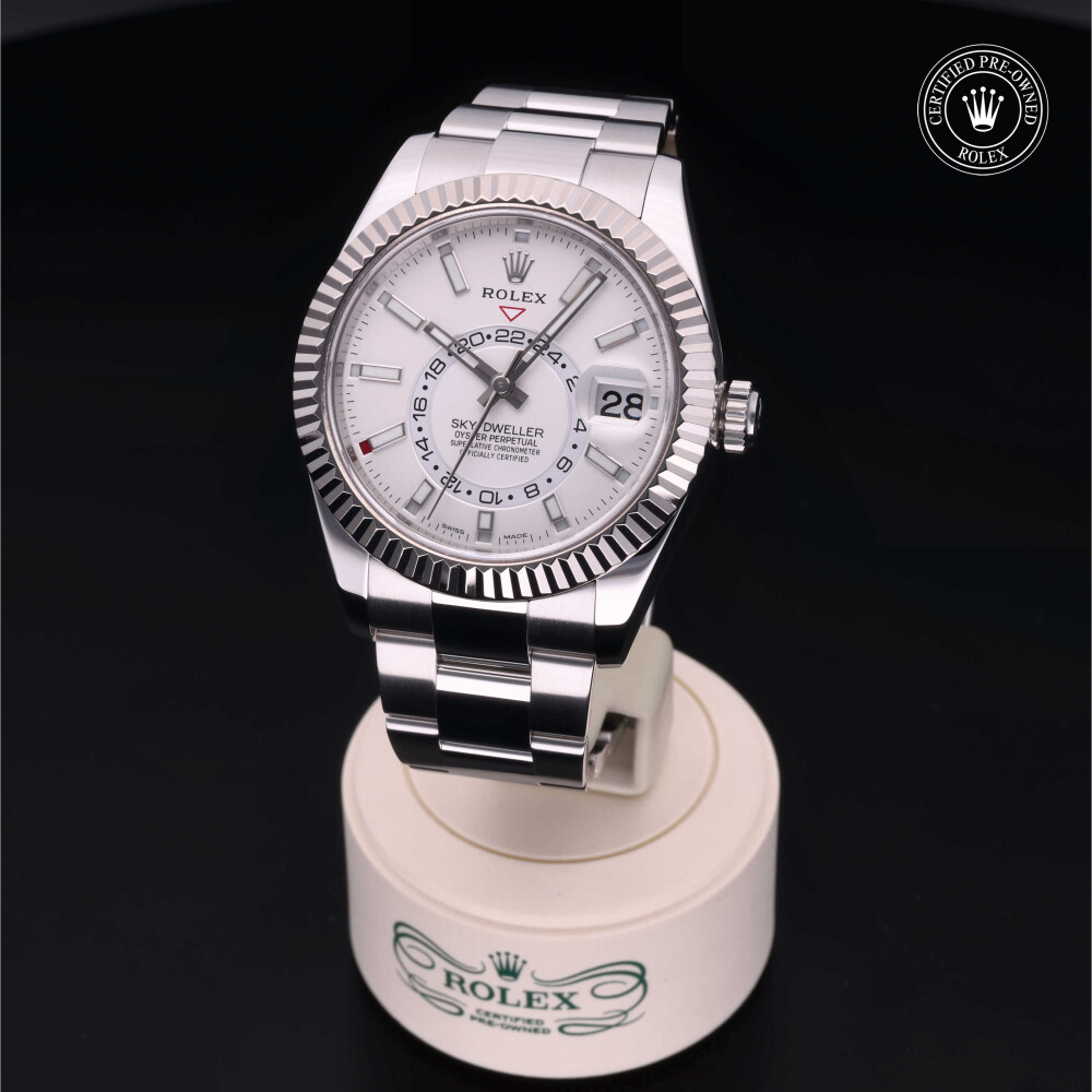 Sky dweller white face sales