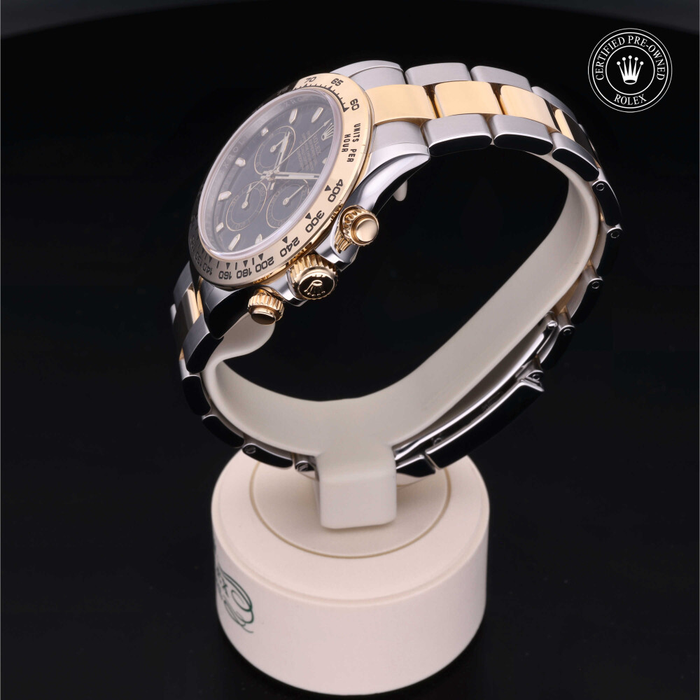 Daytona steel black best sale dial