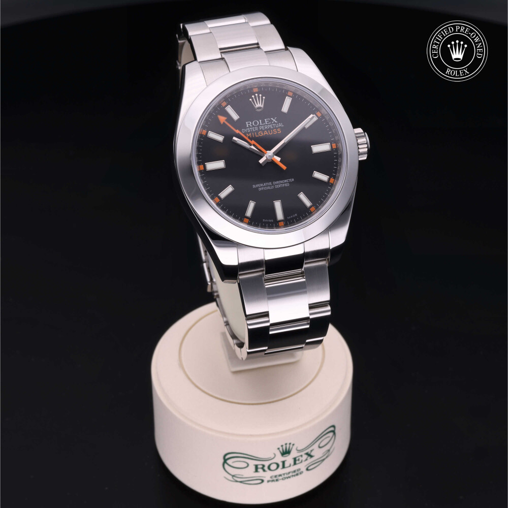 Pre owned rolex milgauss shop