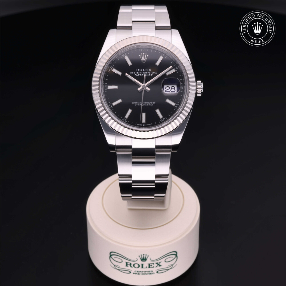 rolex-certified-pre-owned-Datejust-41 mm-White Rolesor-2019-M126334-0017