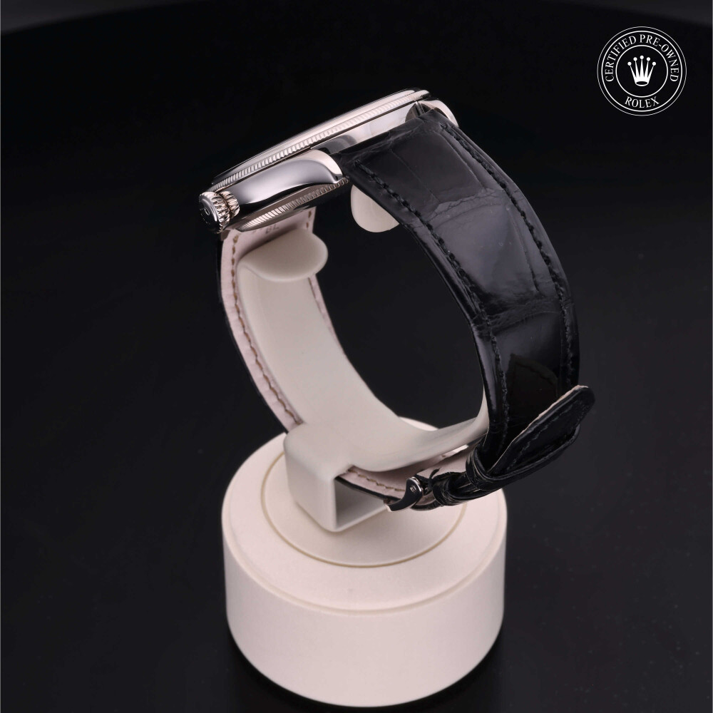 rolex-certified-pre-owned-Cellini Time-39 mm-18ct White Gold-2014-50509