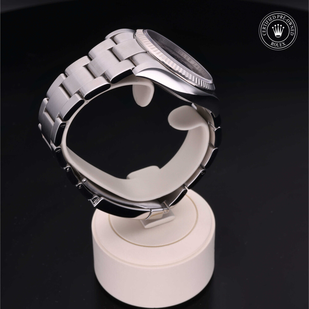 rolex-certified-pre-owned-Oyster Perpetual-36 mm-White Rolesor-2015-M116034-0008