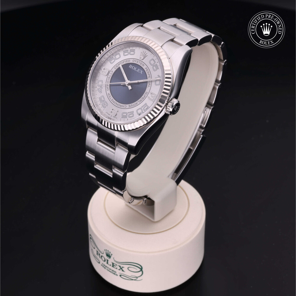 rolex-certified-pre-owned-Oyster Perpetual-36 mm-White Rolesor-2015-M116034-0008
