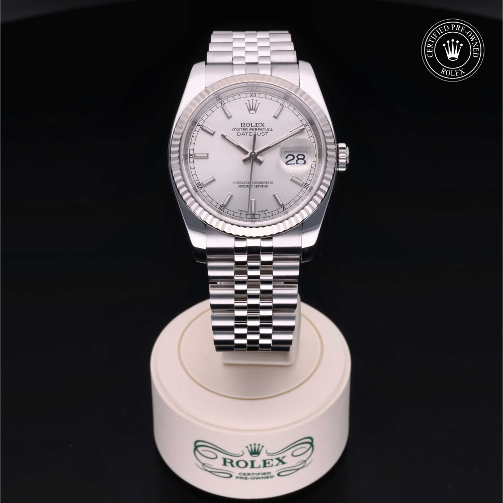 rolex-certified-pre-owned-Datejust-36 mm-White Rolesor-2016-M116234-0080
