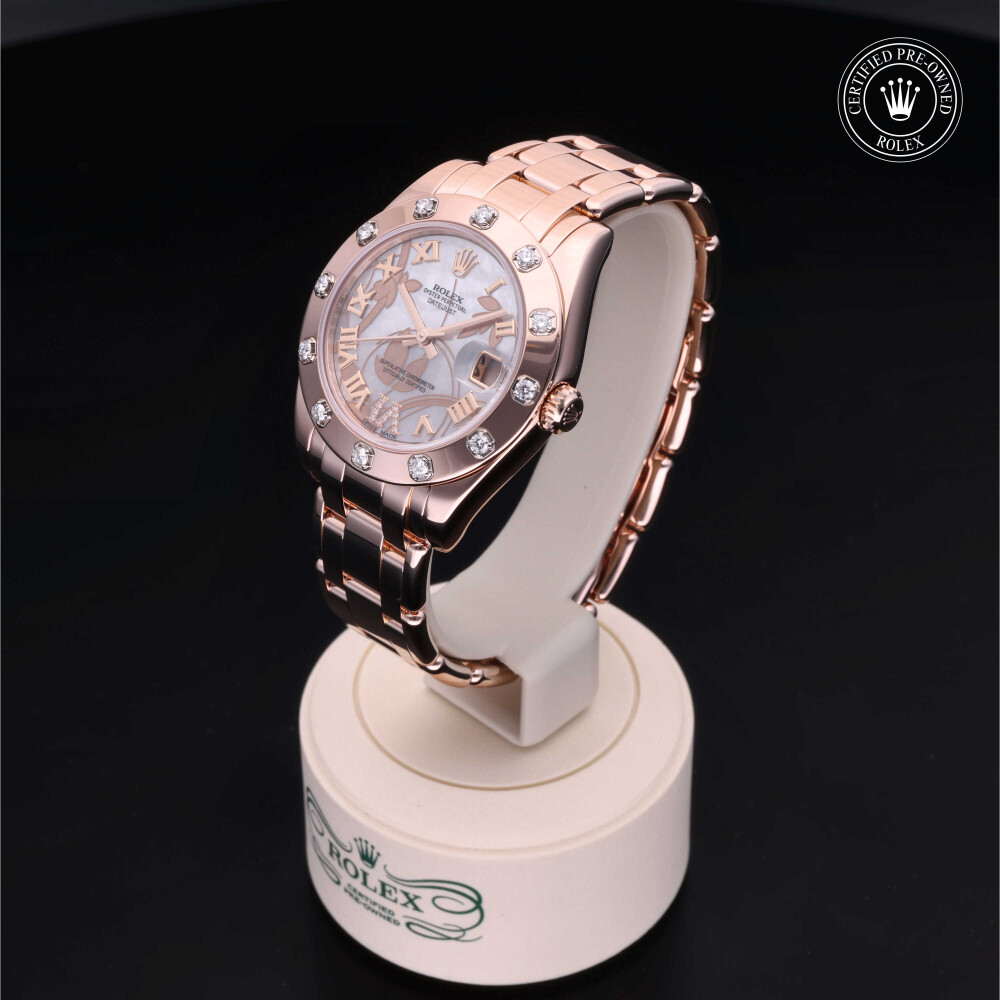 rolex-certified-pre-owned-Pearlmaster-34 mm-18ct Everose Gold-2015-M81315-0011