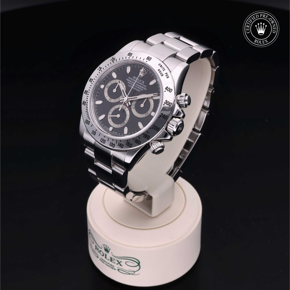 rolex-certified-pre-owned-Cosmograph Daytona-40 mm-Oystersteel-2005-M116520-0009