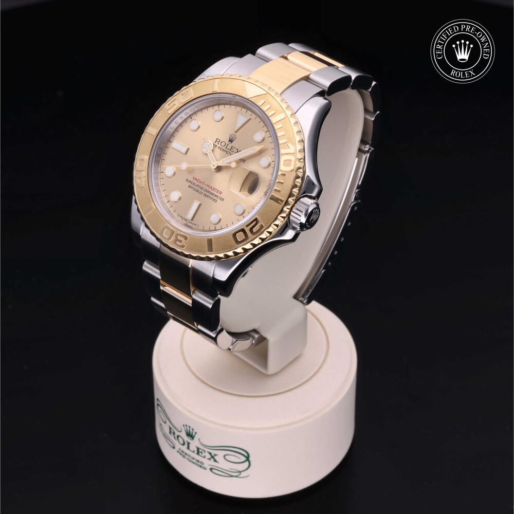 rolex-certified-pre-owned-Yacht-Master-40 mm-Yellow Rolesor-2009-M16623-0009