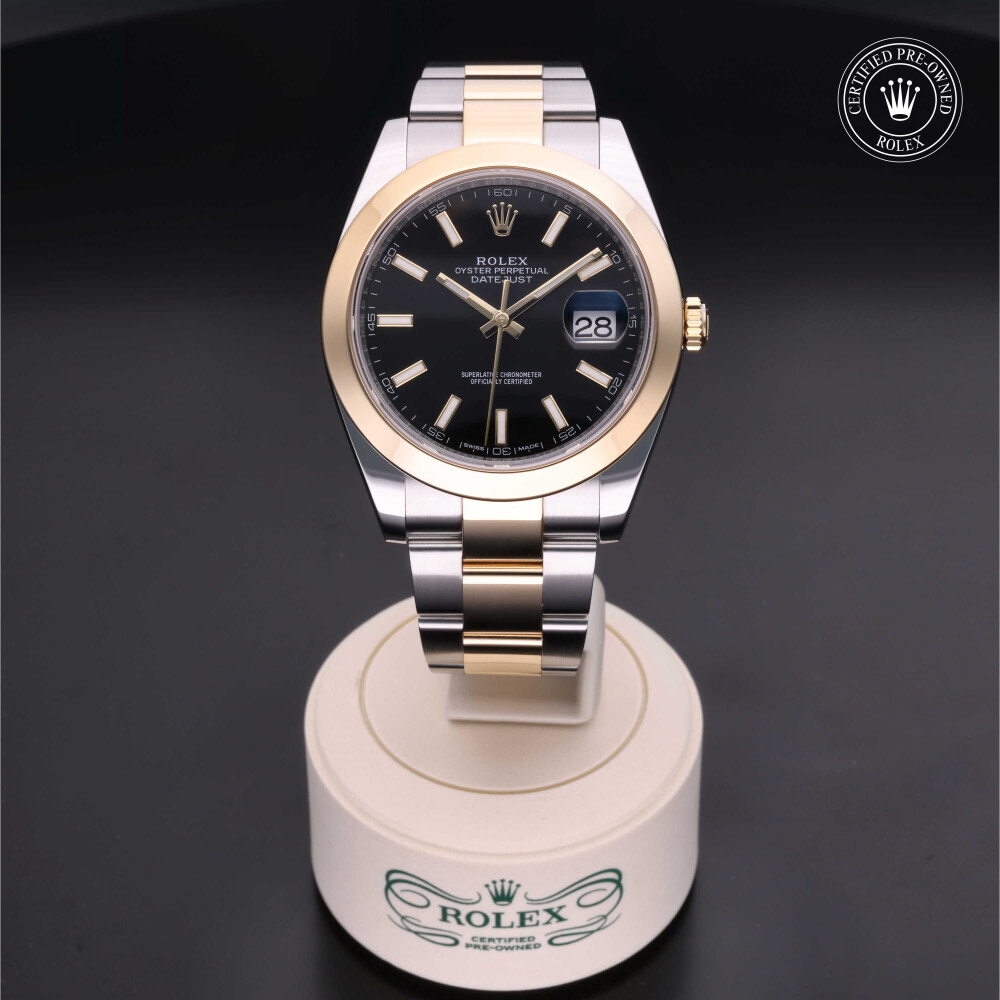 rolex-certified-pre-owned-Datejust-41 mm-Yellow Rolesor-2017-M126303-0013