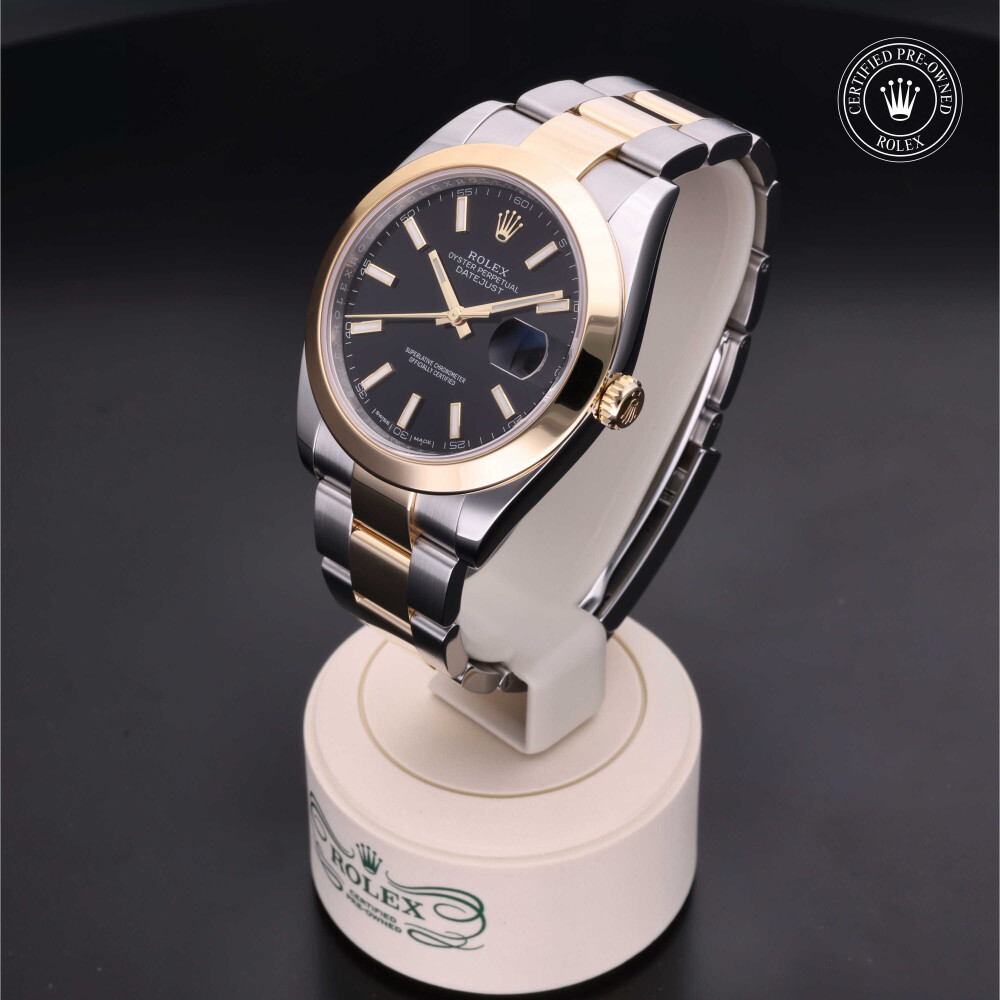 rolex-certified-pre-owned-Datejust-41 mm-Yellow Rolesor-2017-M126303-0013