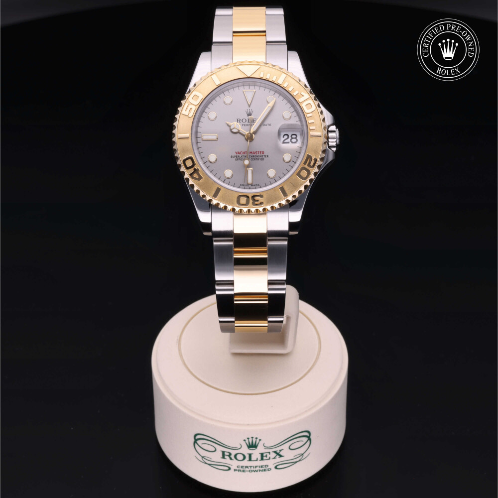 rolex-certified-pre-owned-Yacht-Master-35 mm-Yellow Rolesor-2006-M168623-0013
