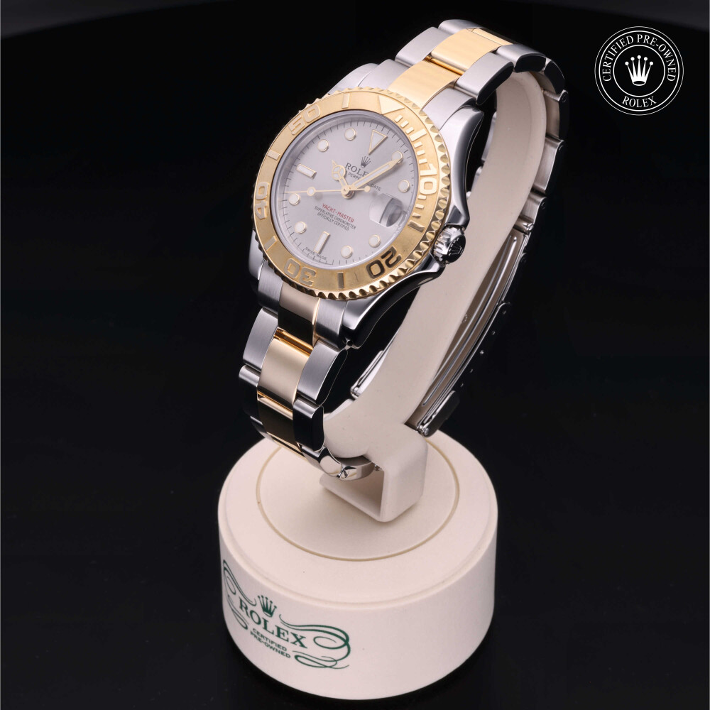 rolex-certified-pre-owned-Yacht-Master-35 mm-Yellow Rolesor-2006-M168623-0013