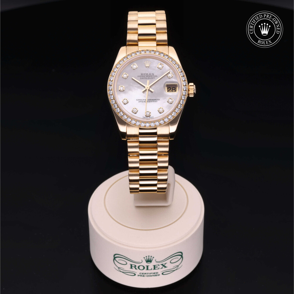 rolex-certified-pre-owned-Datejust-31 mm-18ct Yellow Gold-2005-M178288