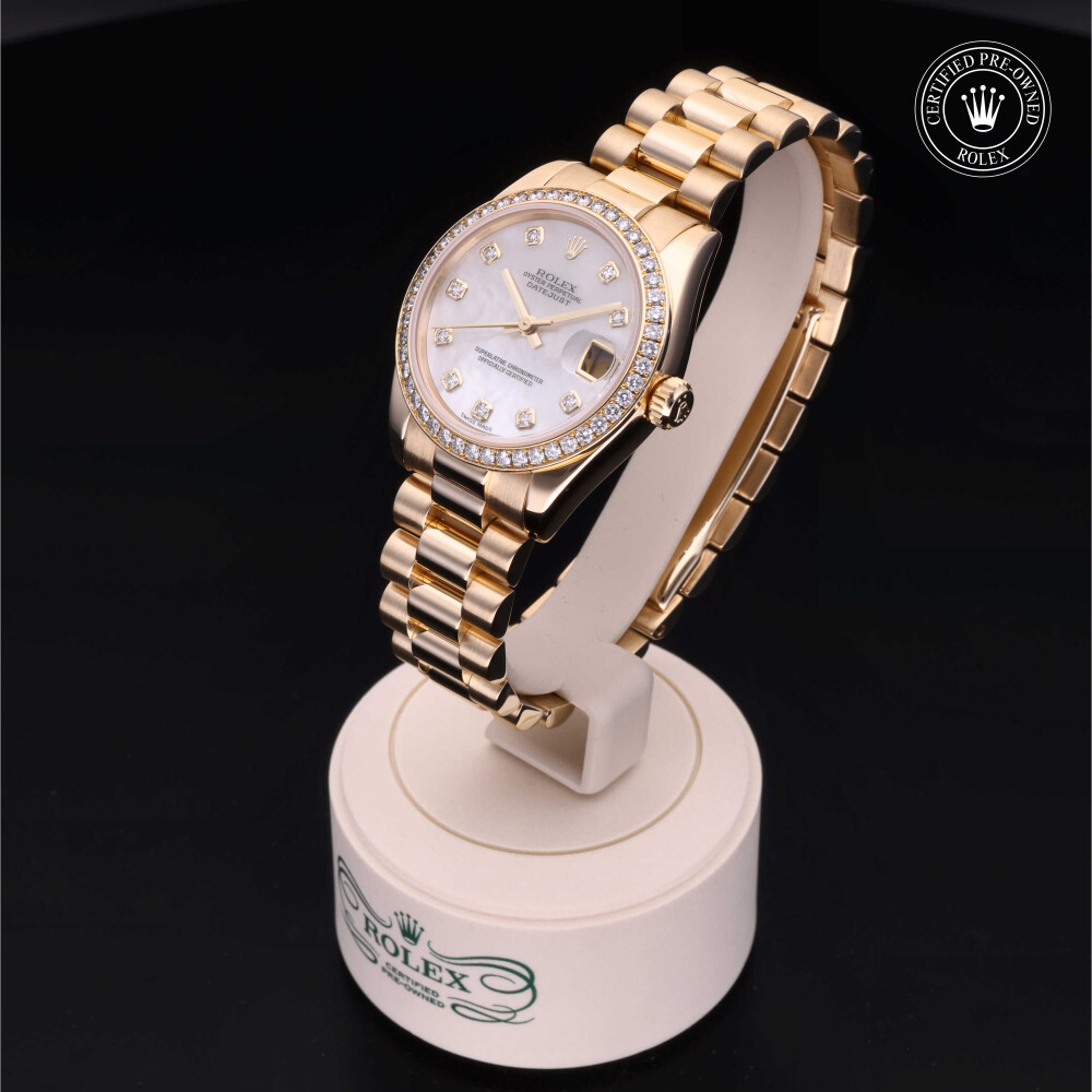 rolex-certified-pre-owned-Datejust-31 mm-18ct Yellow Gold-2005-M178288