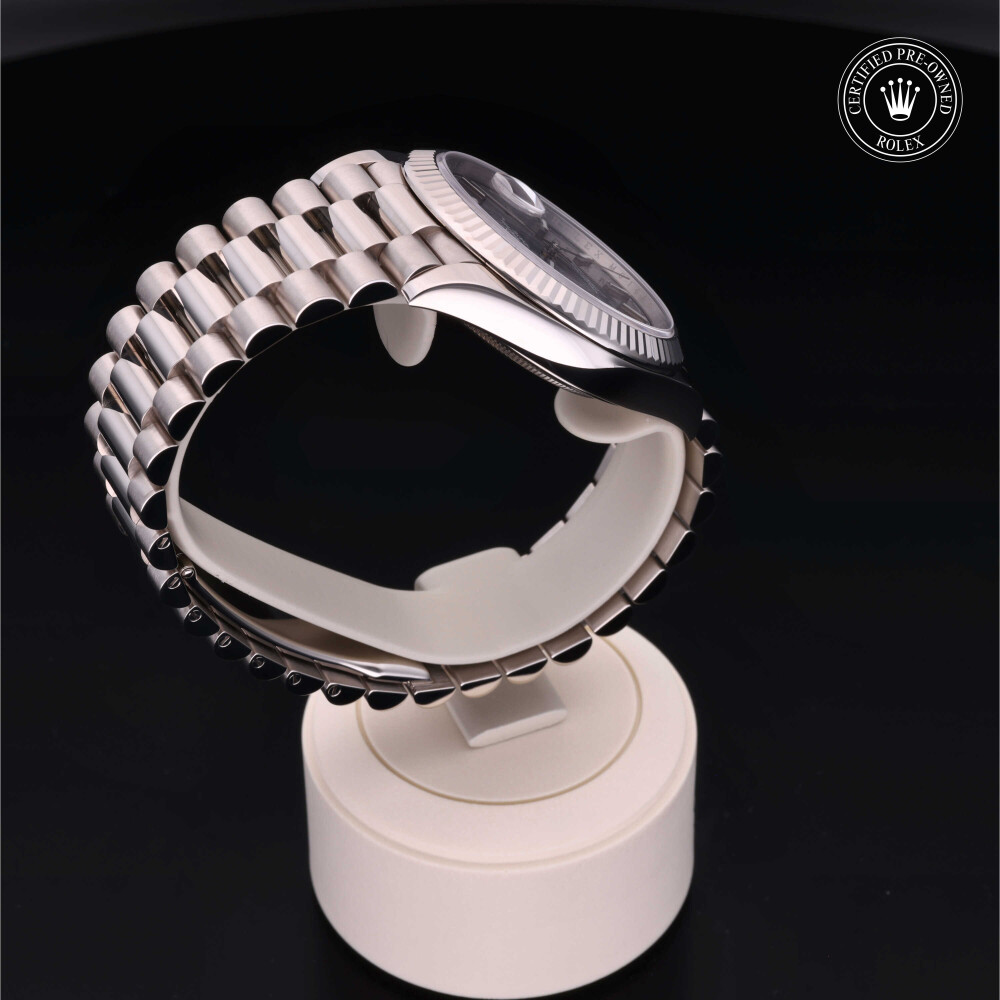 rolex-certified-pre-owned-Day-Date-40 mm-18ct White Gold-2019-M228239-0002