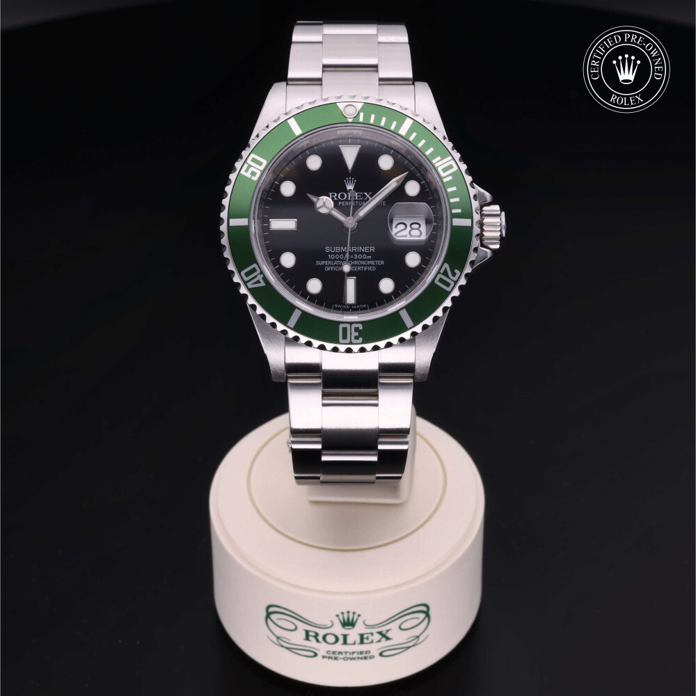 rolex-certified-pre-owned-Submariner Date-40 mm-Oystersteel-2008-M16610LV-0002
