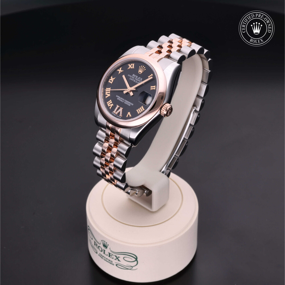 rolex-certified-pre-owned-Datejust-31 mm-Everose Rolesor-2012-M178241-0071