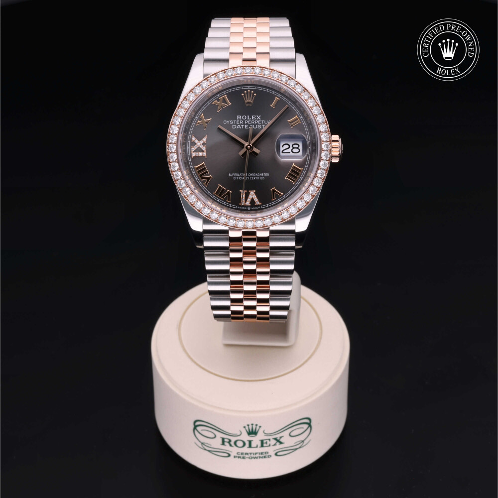 rolex-certified-pre-owned-Datejust-36 mm-Everose Rolesor-2019-M126281RBR-0011