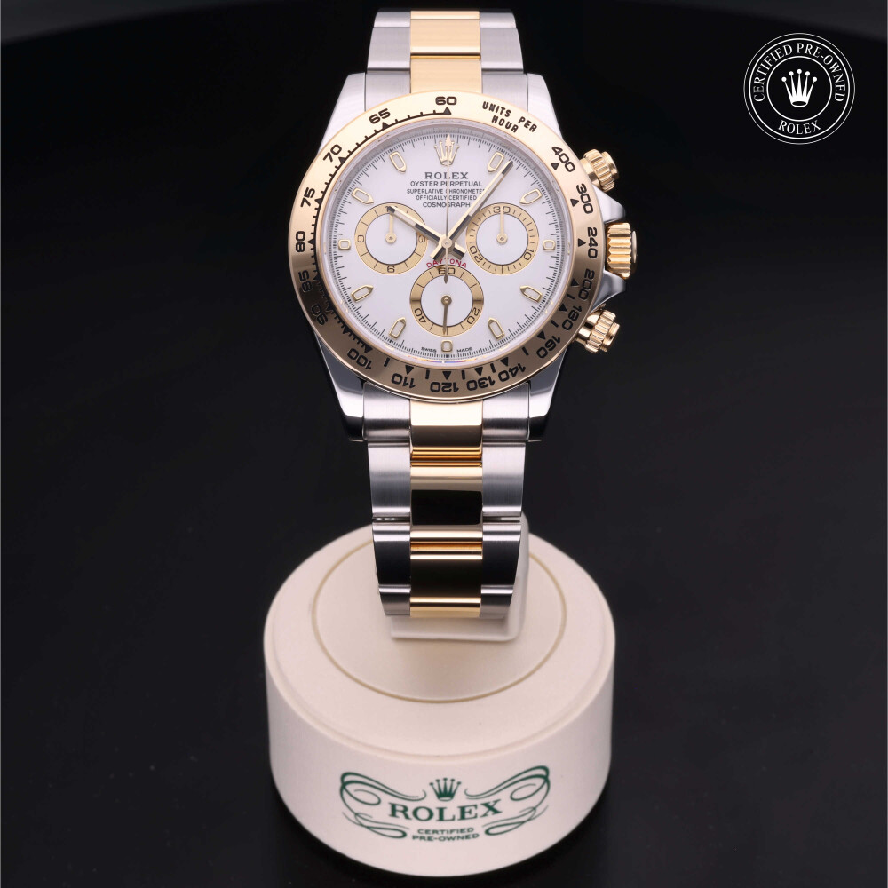 rolex-certified-pre-owned-Cosmograph Daytona-40 mm-Yellow Rolesor-2017-M116503-0001