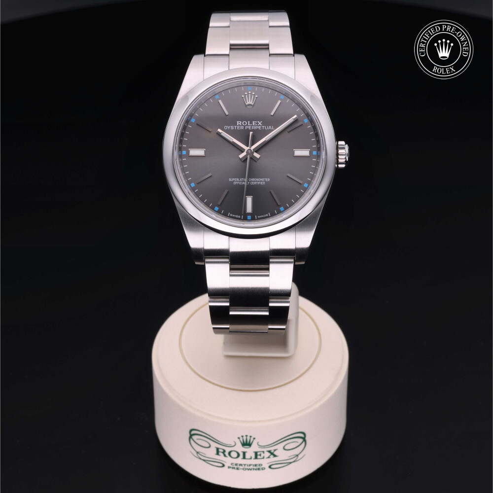 rolex-certified-pre-owned-Oyster Perpetual-39 mm-Oystersteel-2016-114300