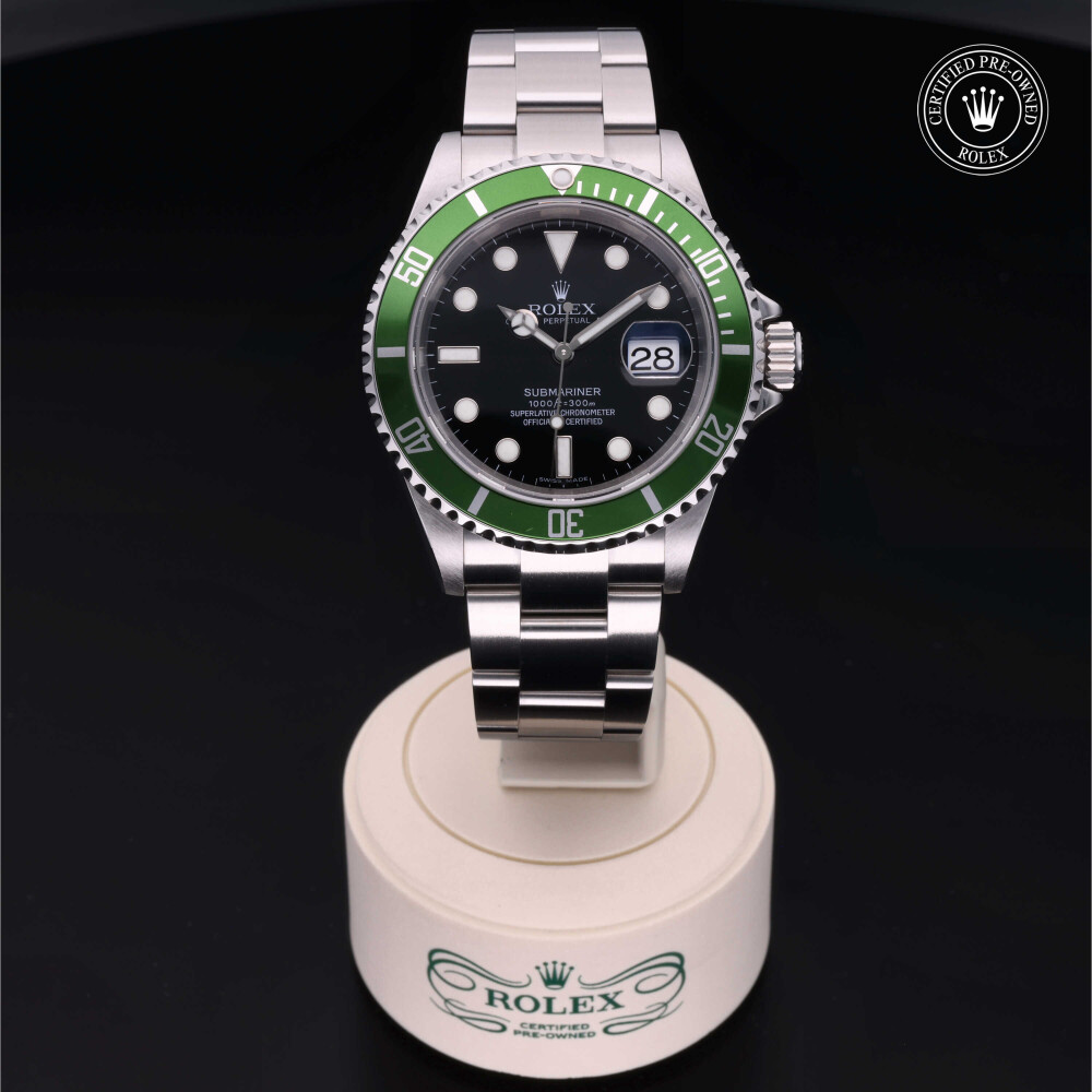 rolex-certified-pre-owned-Submariner Date-40 mm-Oystersteel-2006-M16610LV-0002