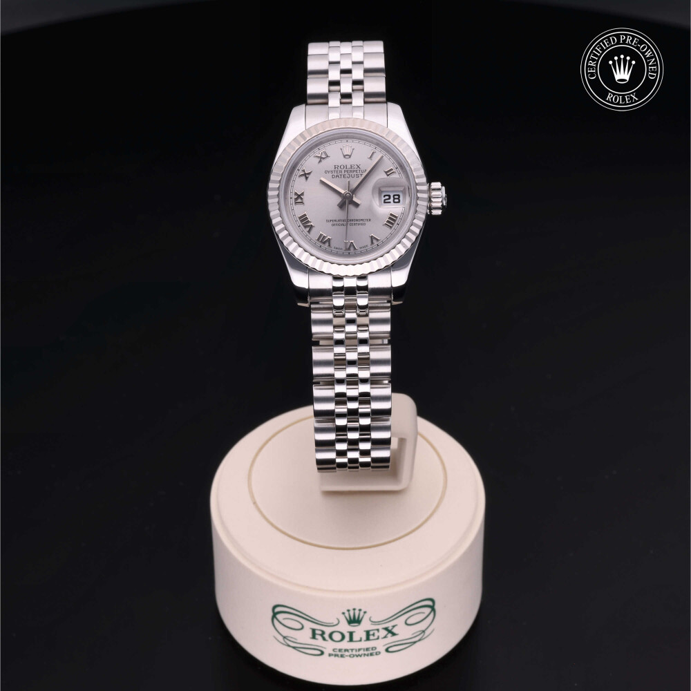 rolex-certified-pre-owned-Lady-Datejust-26 mm-White Rolesor-Undated-179174