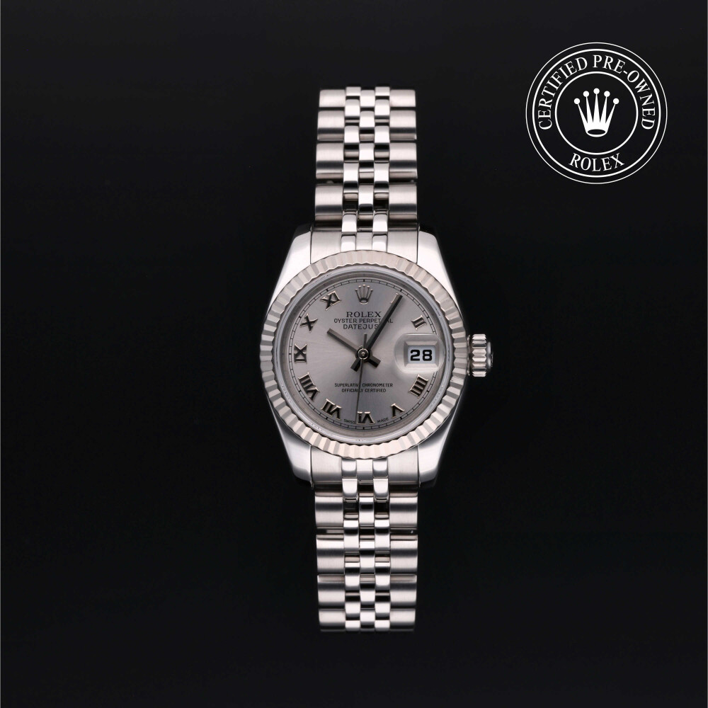 rolex-certified-pre-owned-Lady-Datejust-26 mm-White Rolesor-Undated-179174