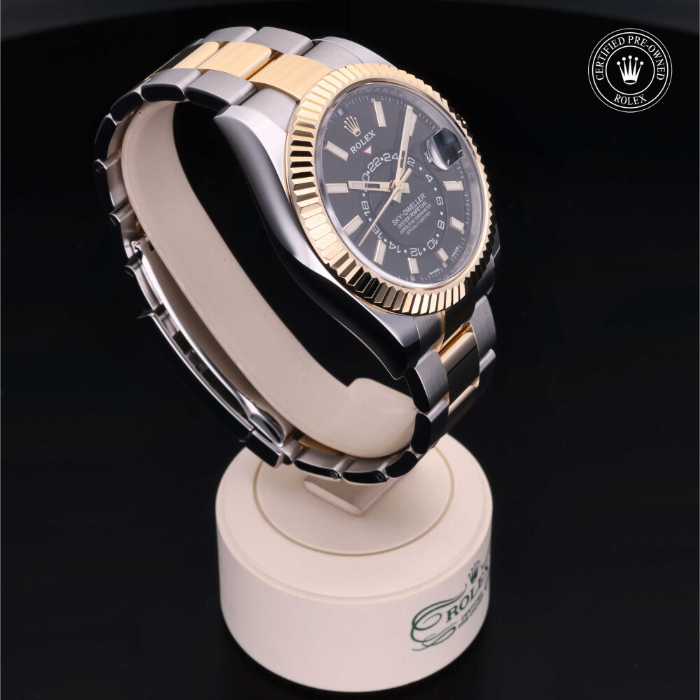 Two tone rose gold cheap sky dweller