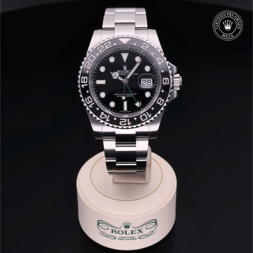 rolex-certified-pre-owned-GMT-Master II-40 mm-Oystersteel-2016-M116710LN-0001
