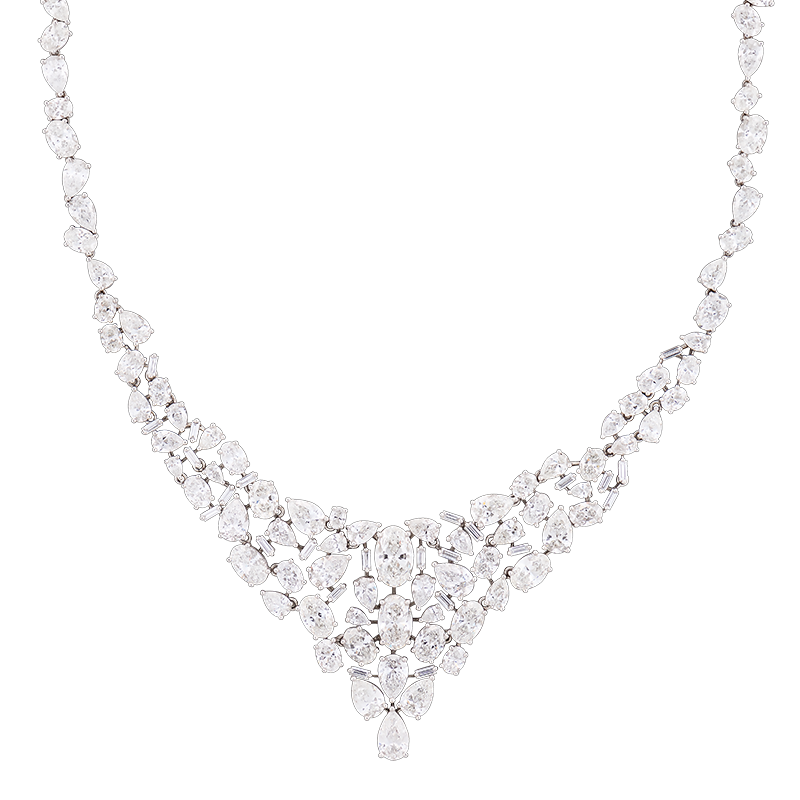 Mosaic Diamond Necklace