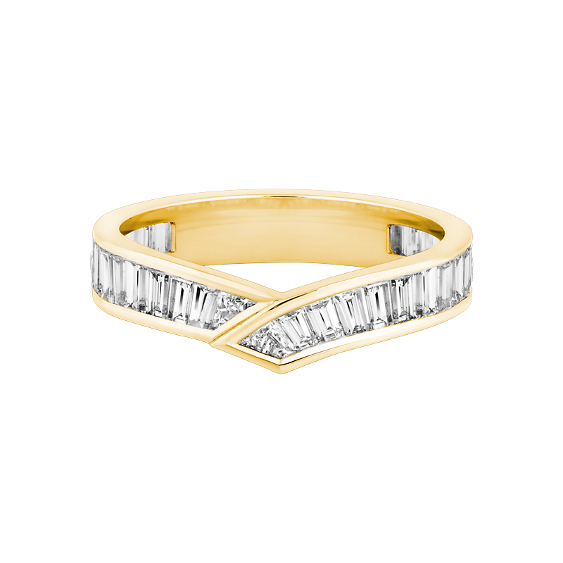 Fortuna Signature Baguette Ring