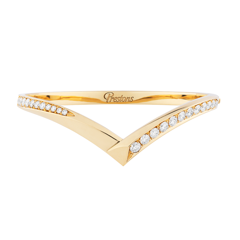 Fortuna Diamond Set Bangle